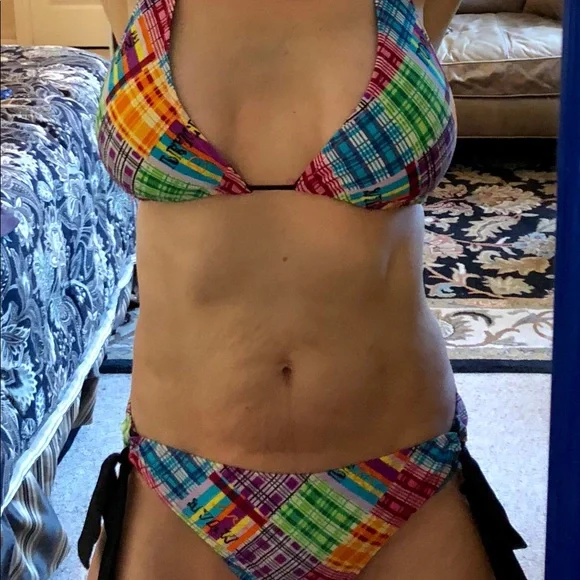 Op bikini swimsuit with reversible top, Size L - Picture 4 of 7